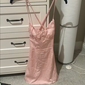 Beginning Boutique Pink Mini Dress